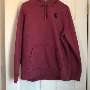 Maroon Carhartt sweatshirt XL WOMENS